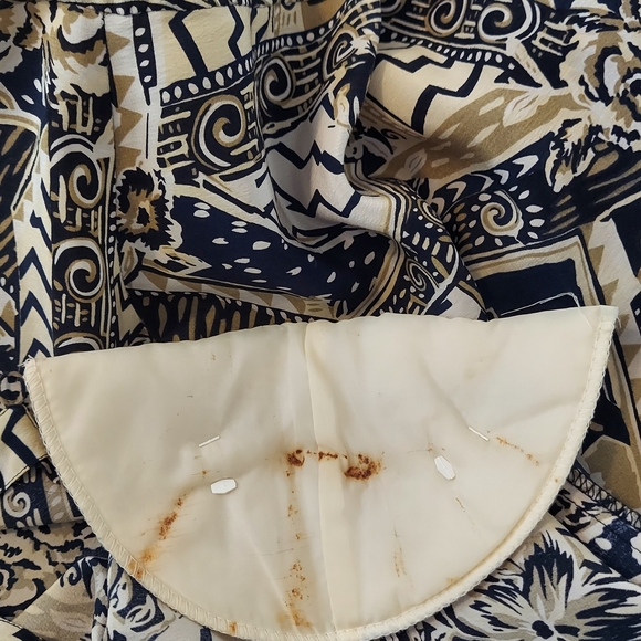 Women's Silk Patterned Short Sleeve Spenser Jeremy Blouse - Picture 8 of 8